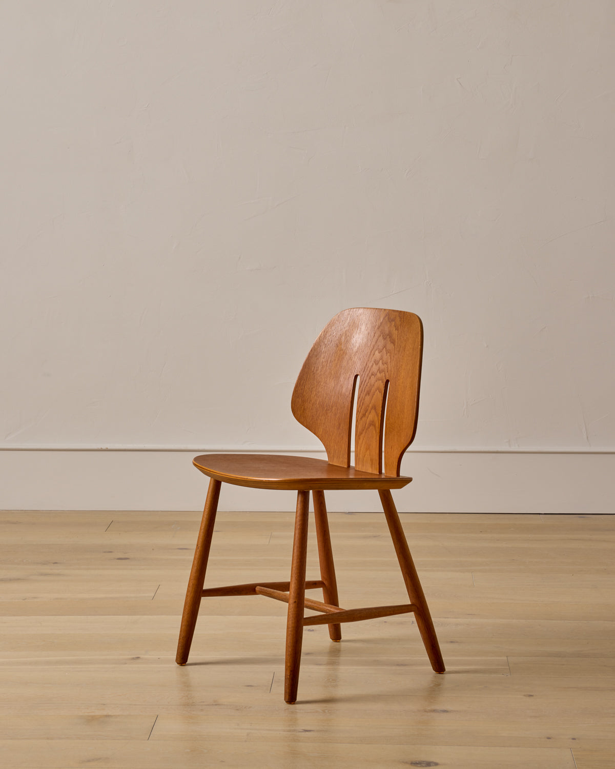 Set of Oak Dining Chairs by Ejvind A. Johansson