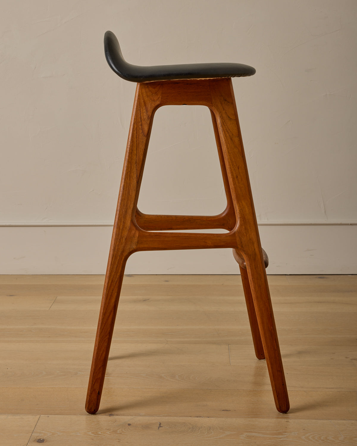 Pair of Teak Barstools by Erik Buck