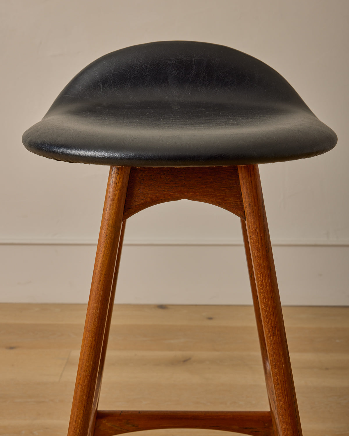 Pair of Teak Barstools by Erik Buck