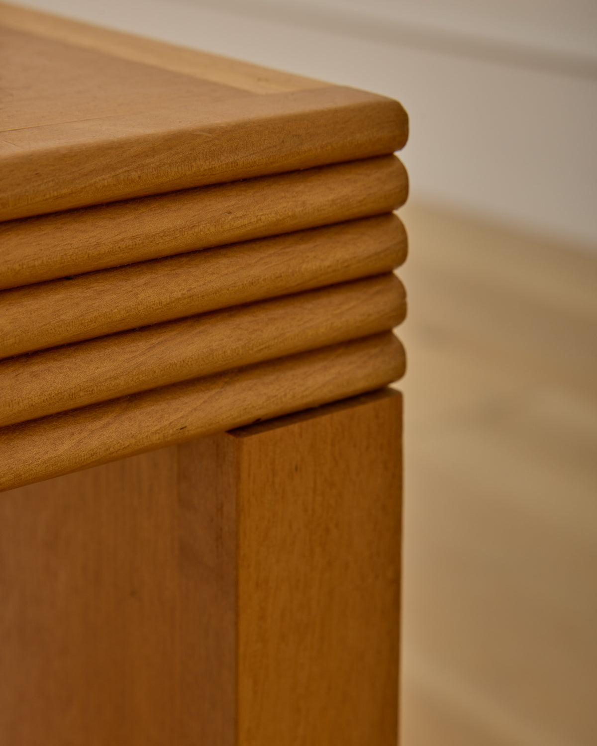 Pair of French Elm Side Tables