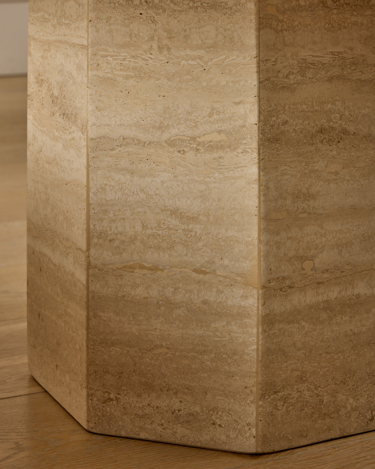 Travertine Nesting Tables - Set of 3