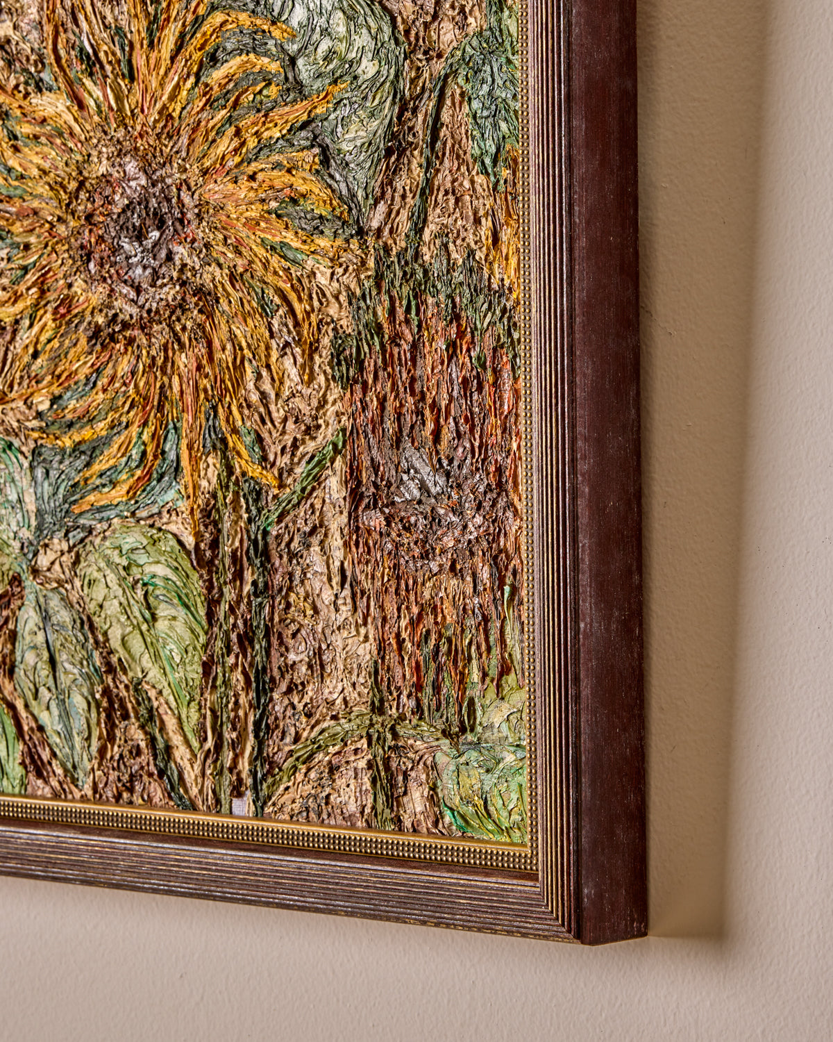 1960s Impasto Floral