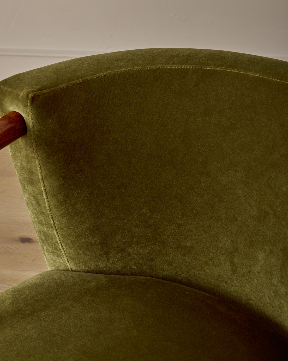 Pair of Beech Frame Easy Chairs
