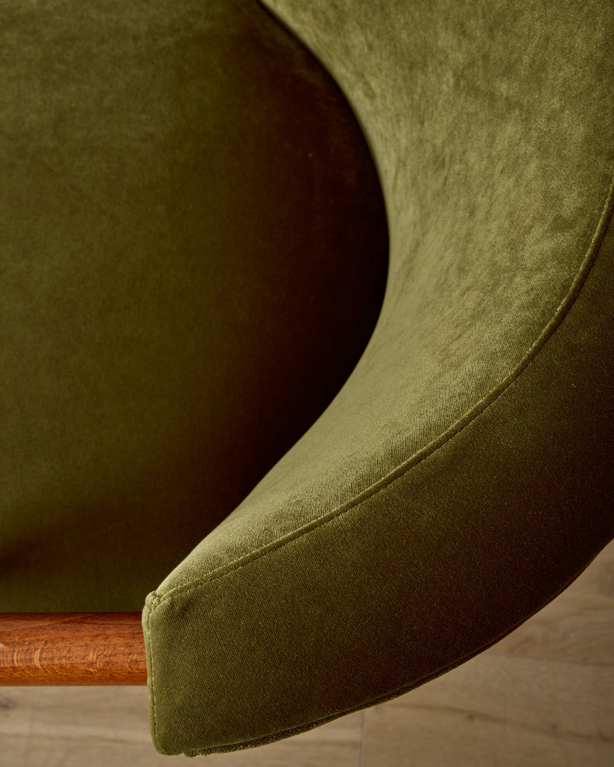 Pair of Beech Frame Easy Chairs