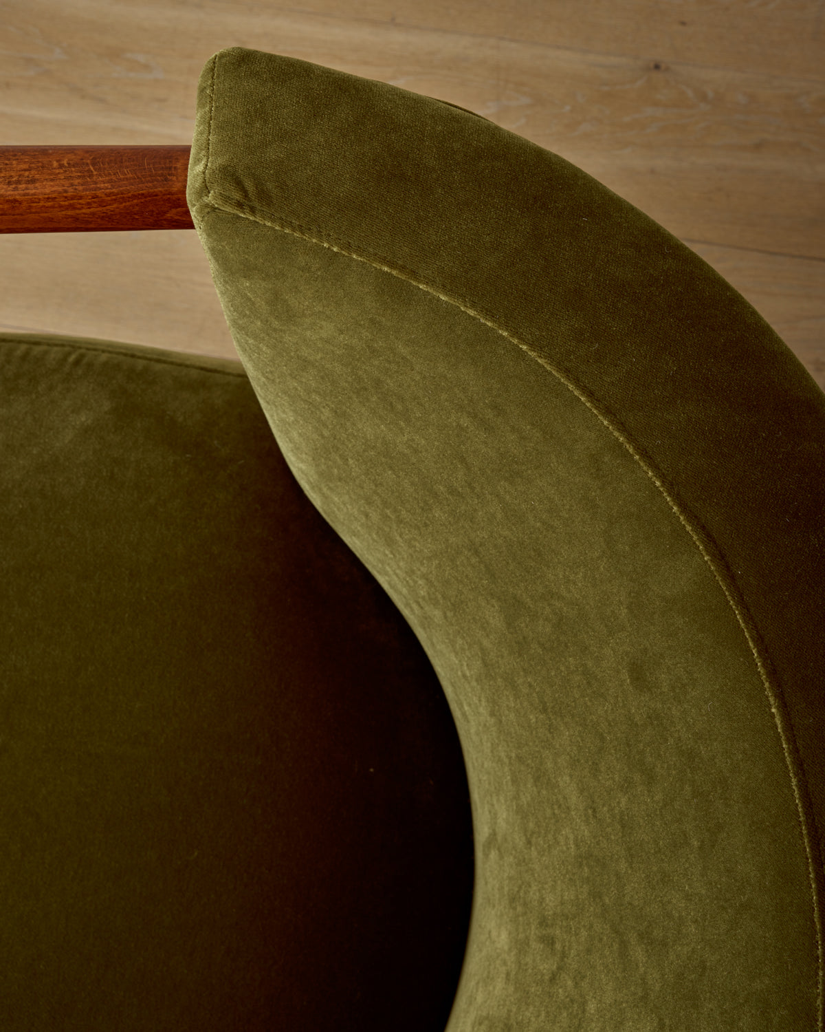 Pair of Beech Frame Easy Chairs