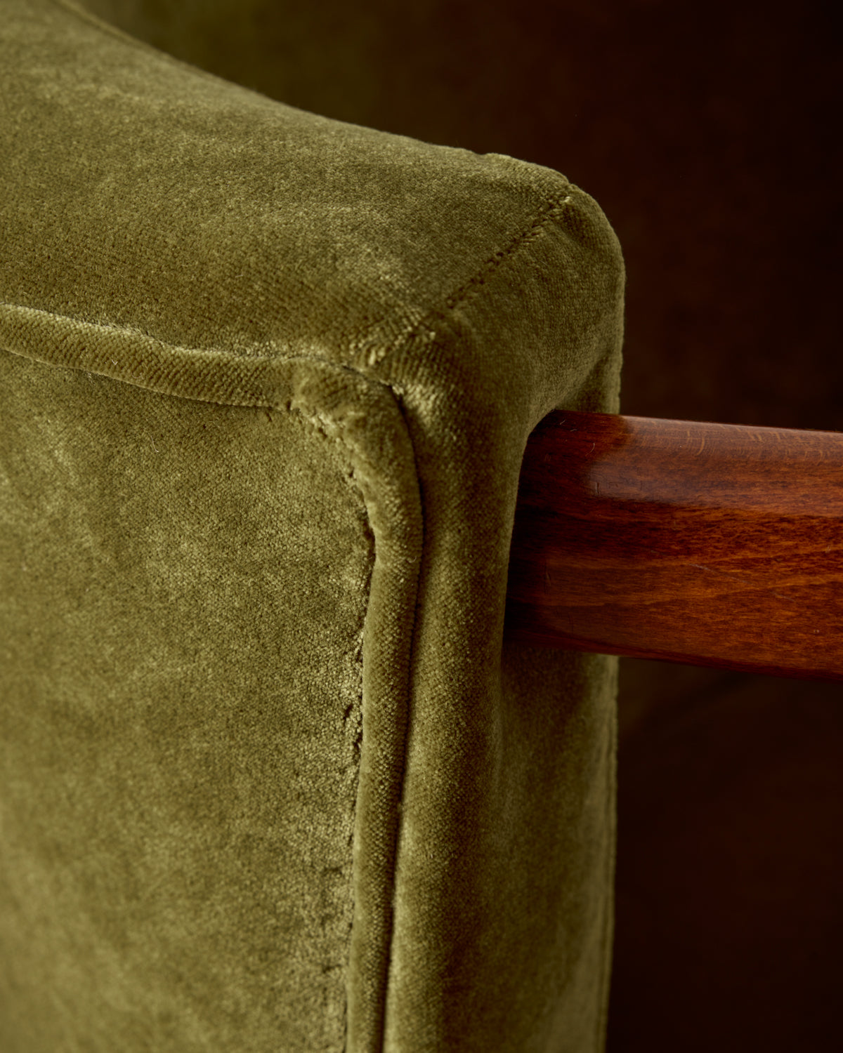 Pair of Beech Frame Easy Chairs