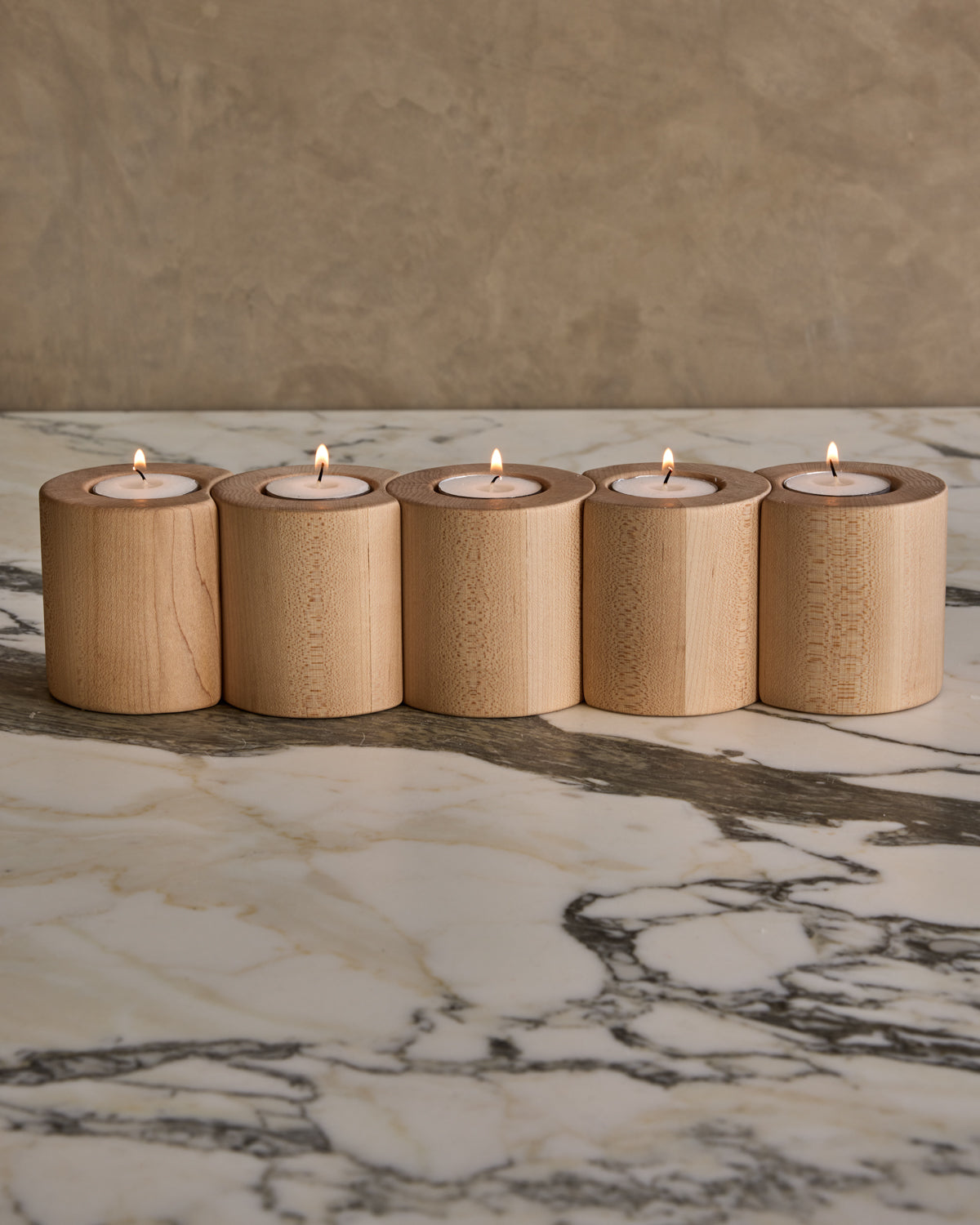 #wood-finish_clear maple #style_set of 5
