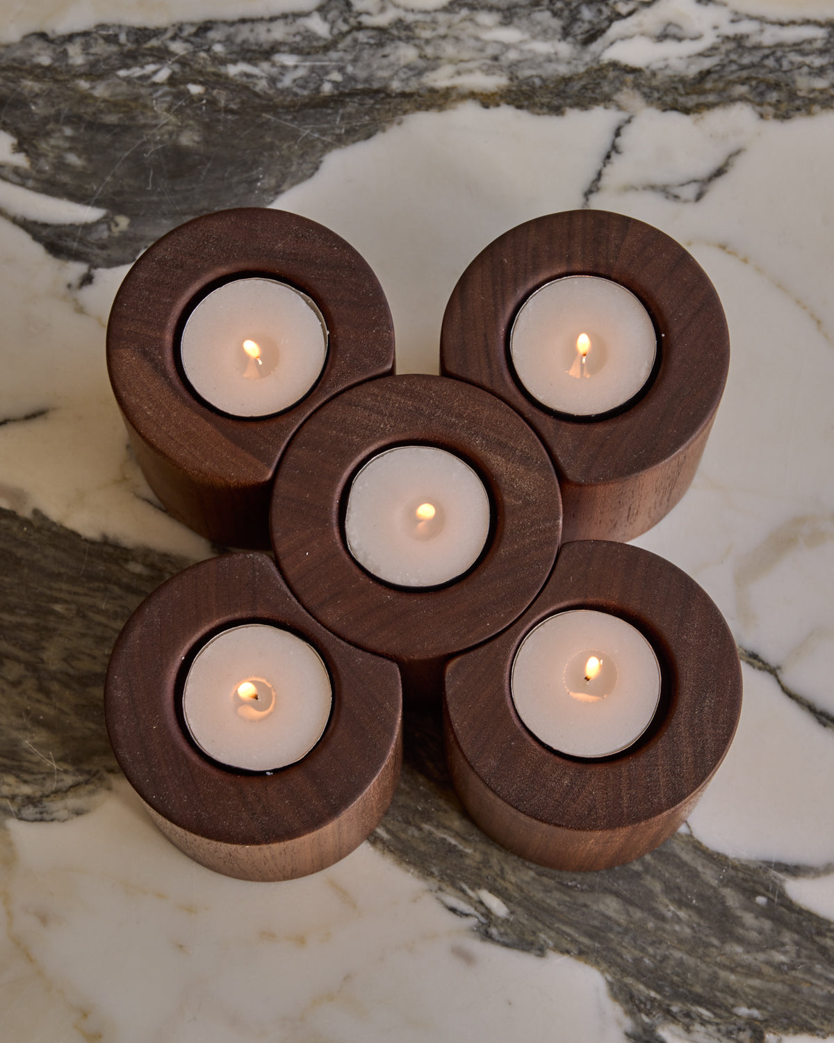 #wood-finish_black walnut #style_set of 5