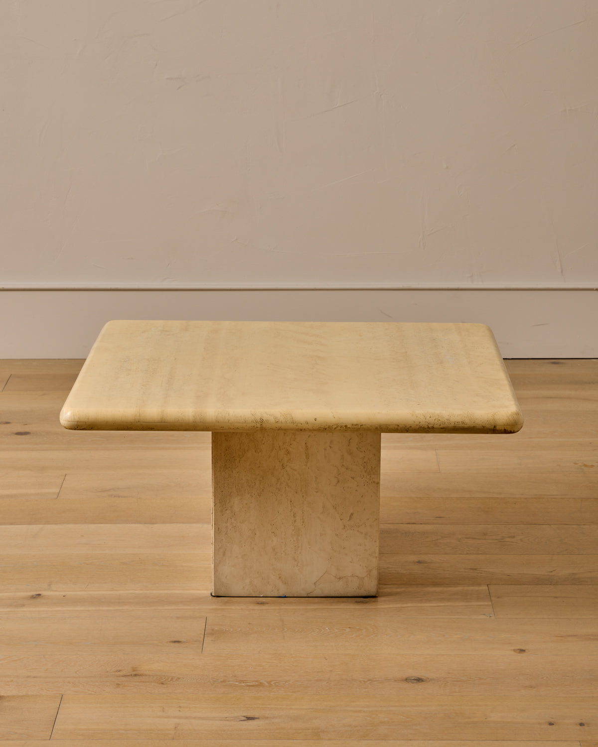 Square Travertine Coffee Table