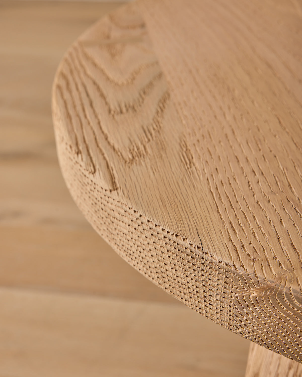 Round Brutalist Side Table