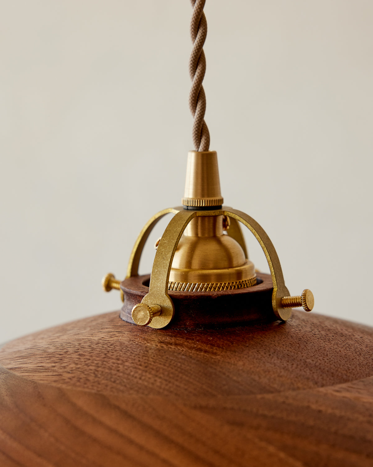 #shade-finish_black walnut #Cord-Color---Glass_Beige Cord - Clear Globe
