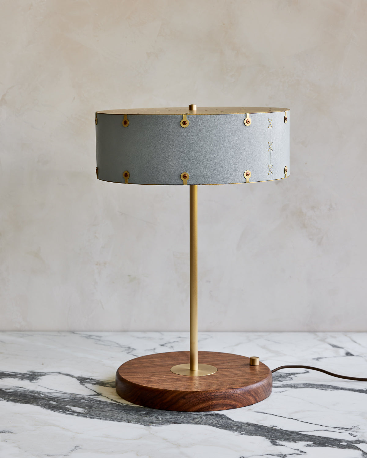 Cloud Blue Leather Sample