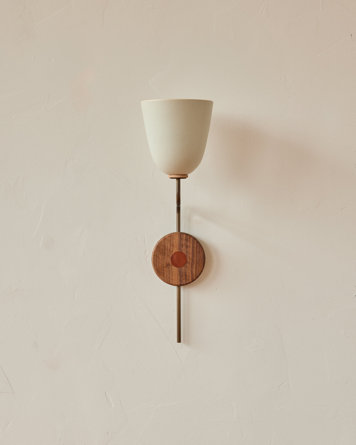 #shade-finish_robin's egg #Metal-+-Wood-Finish_Antique Brass / Black Walnut #wiring_hardwired
