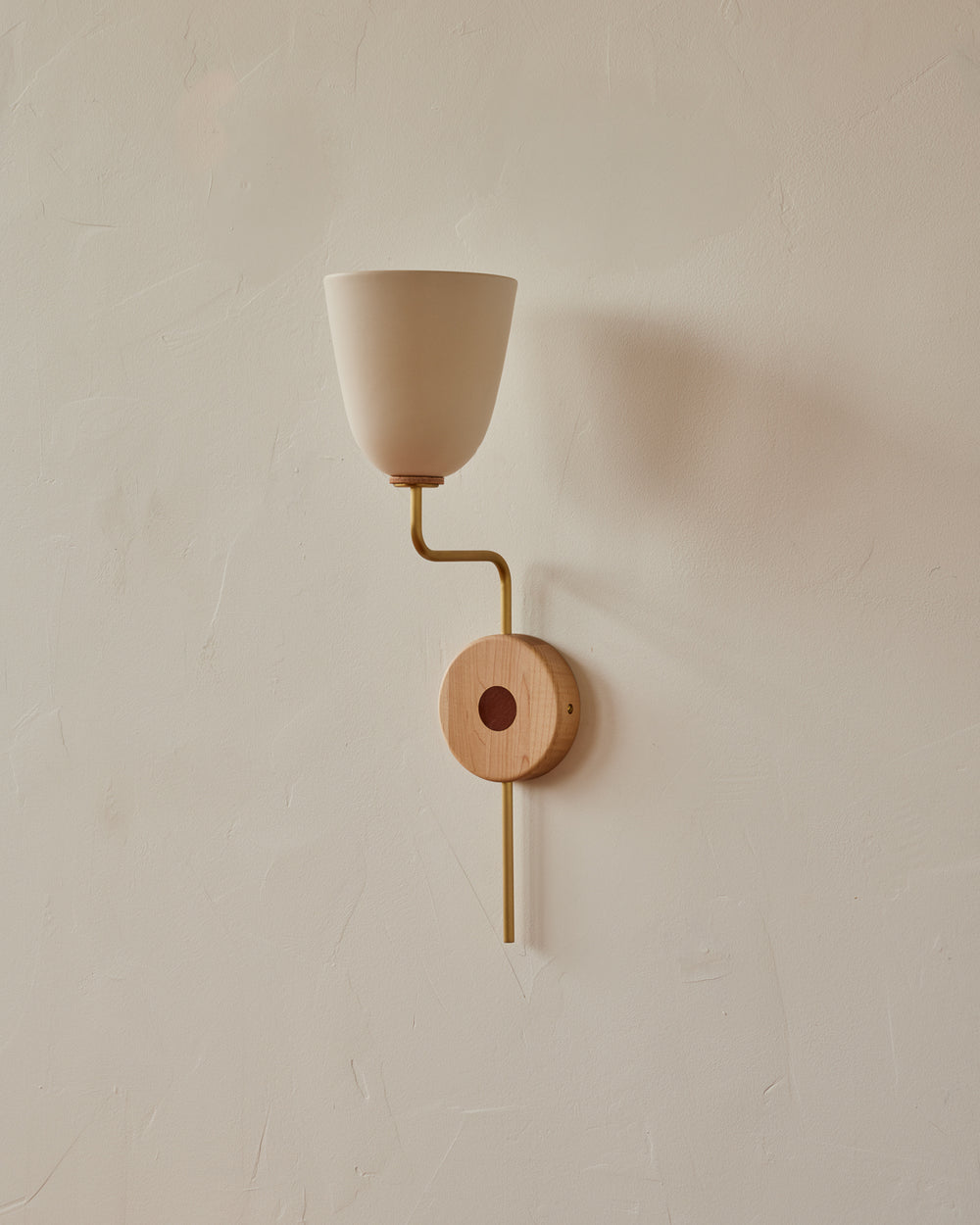 #shade-finish_dove #Metal-+-Wood-Finish_Satin Brass / Clear Maple #wiring_hardwired