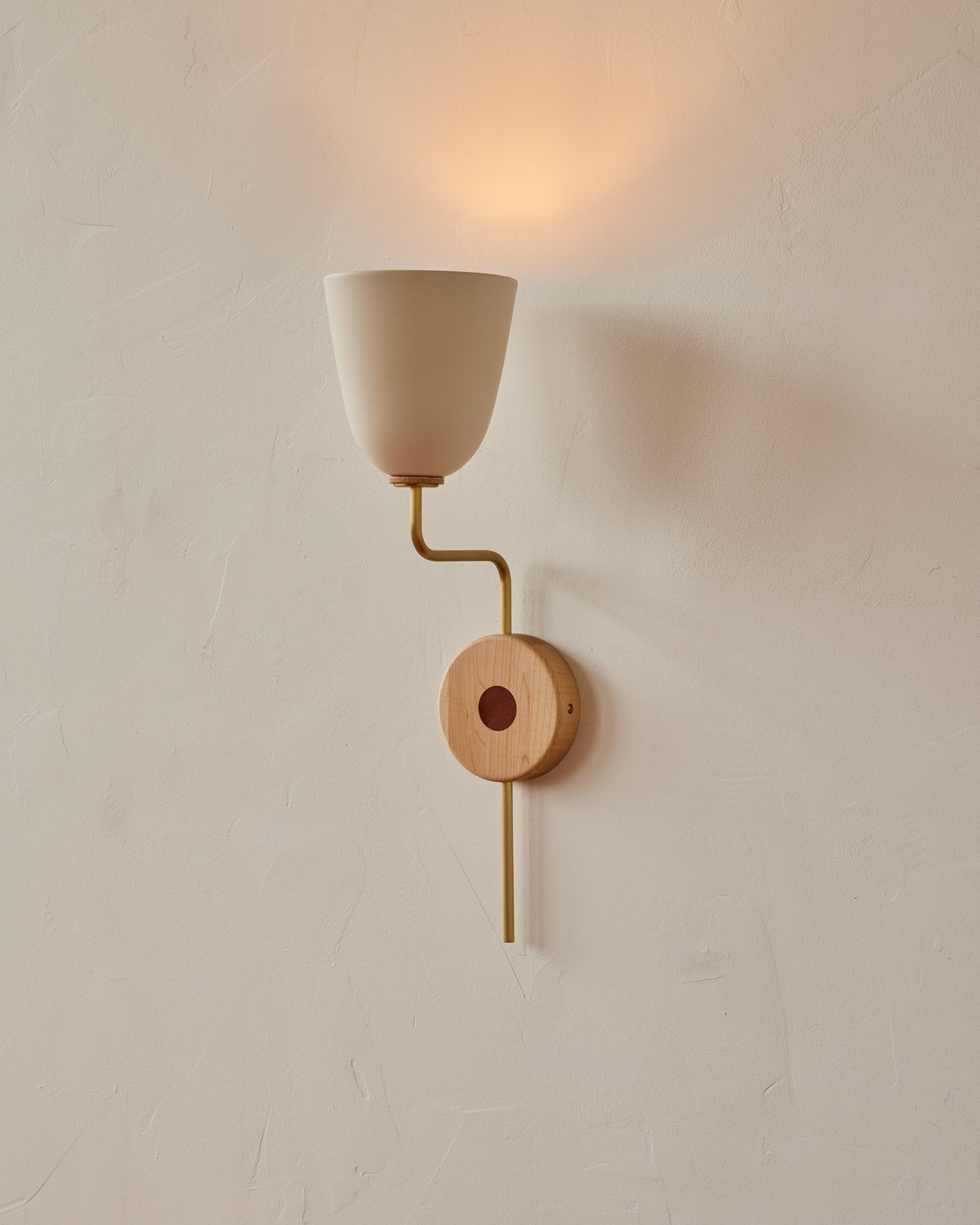 #shade-finish_dove #Metal-+-Wood-Finish_Satin Brass / Clear Maple #wiring_hardwired