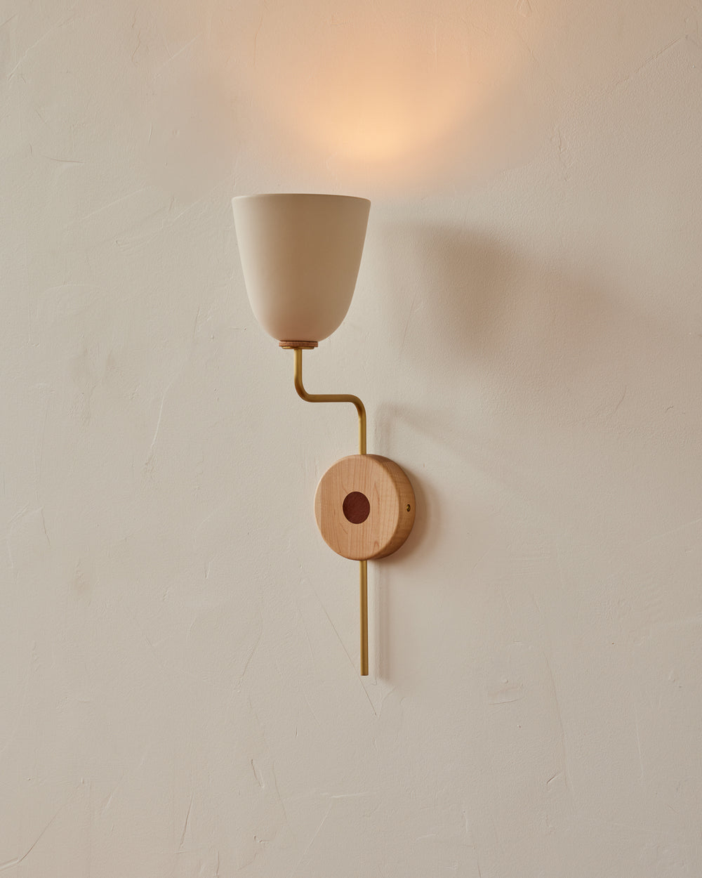 #shade-finish_dove #Metal-+-Wood-Finish_Satin Brass / Clear Maple #wiring_hardwired