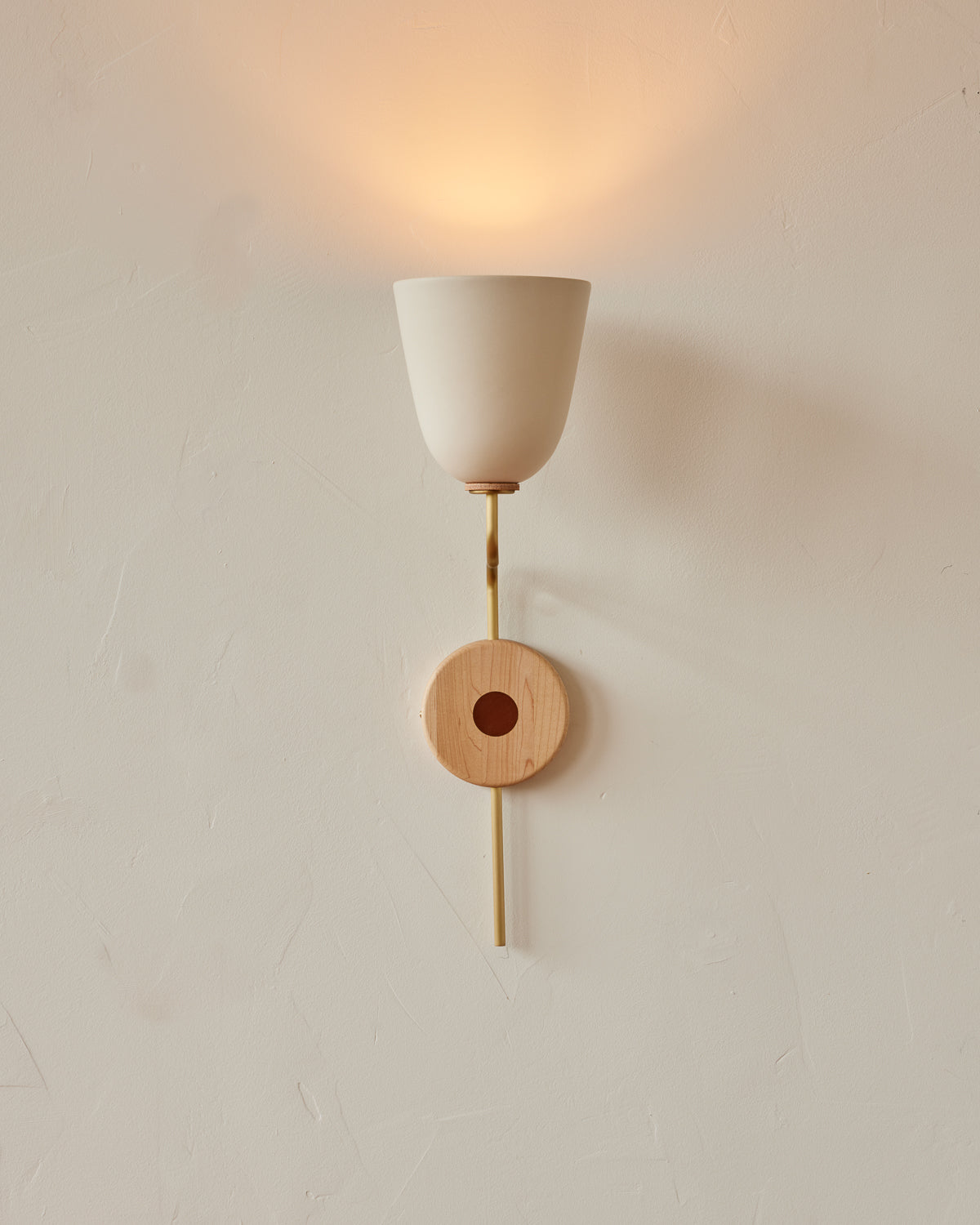 #shade-finish_dove #Metal-+-Wood-Finish_Satin Brass / Clear Maple #wiring_hardwired