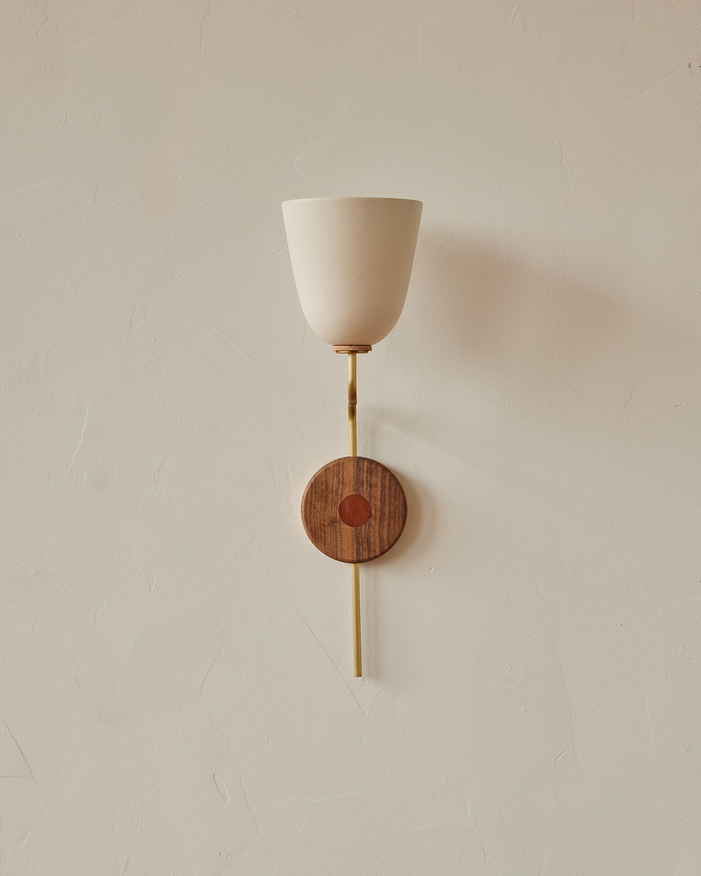 #shade-finish_dove #Metal-+-Wood-Finish_Satin Brass / Black Walnut #wiring_hardwired
