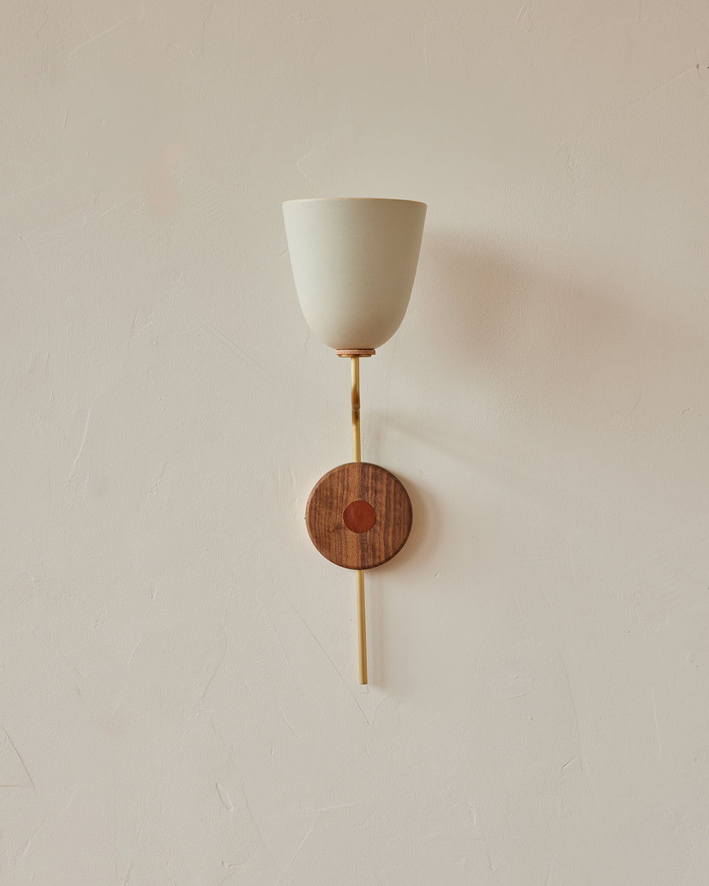 #shade-finish_robin's egg #Metal-+-Wood-Finish_Satin Brass / Black Walnut #wiring_hardwired
