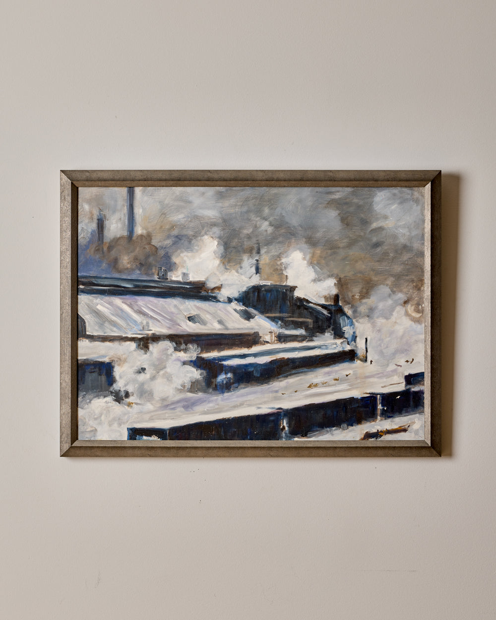 Industrial Painting on Panel