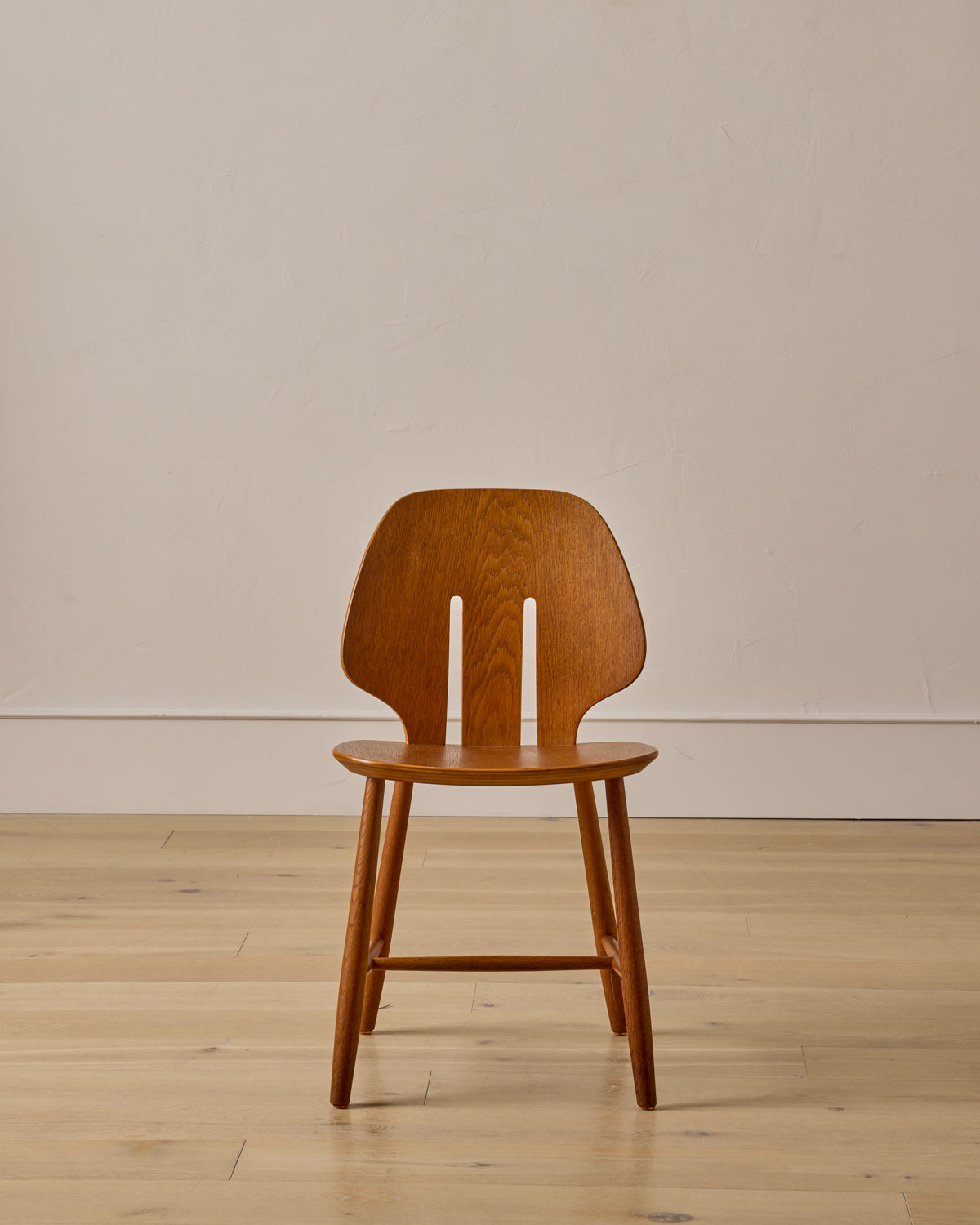 Set of Oak Dining Chairs by Ejvind A. Johansson