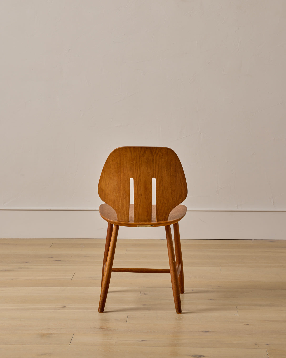 Set of Oak Dining Chairs by Ejvind A. Johansson
