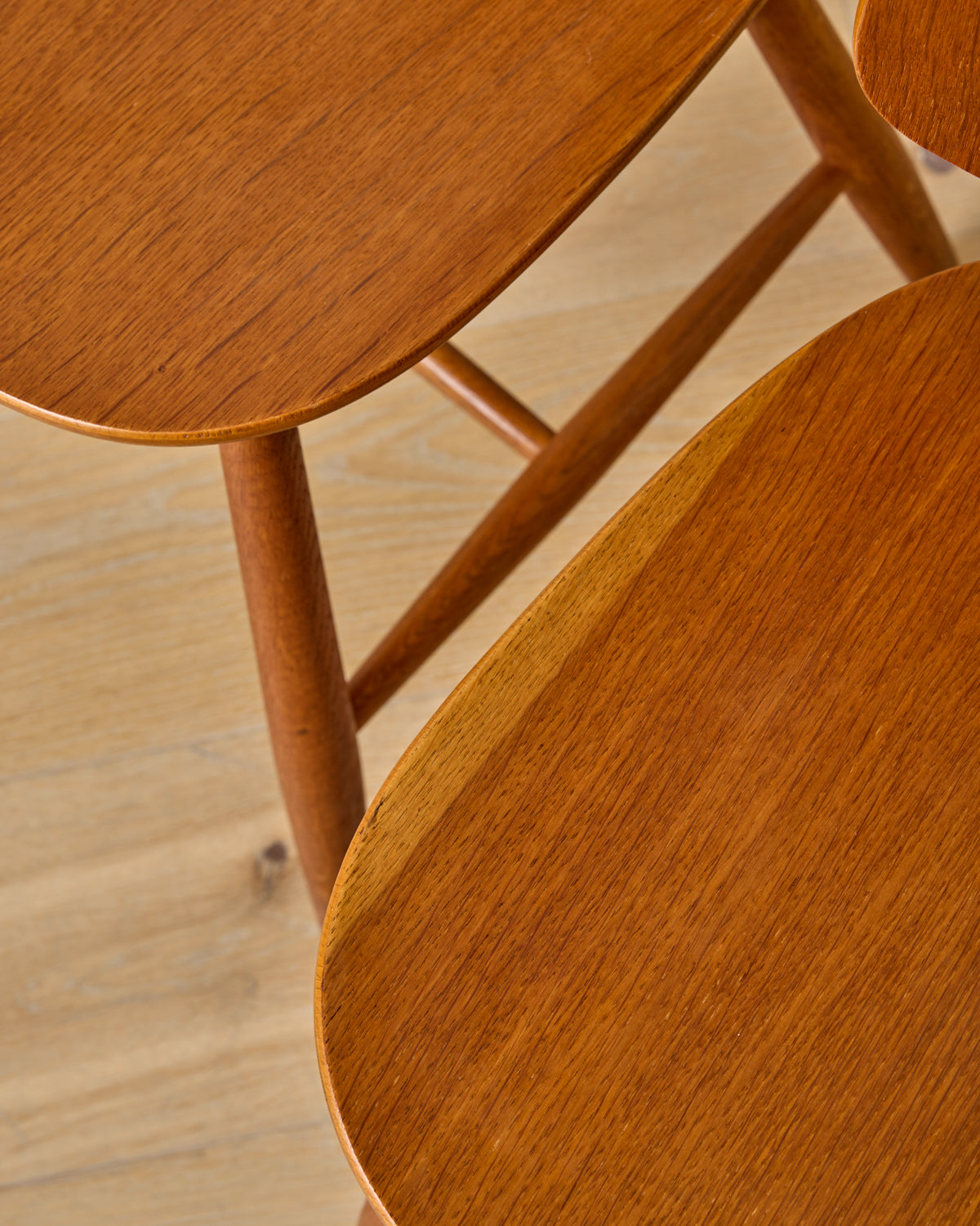 Set of Oak Dining Chairs by Ejvind A. Johansson