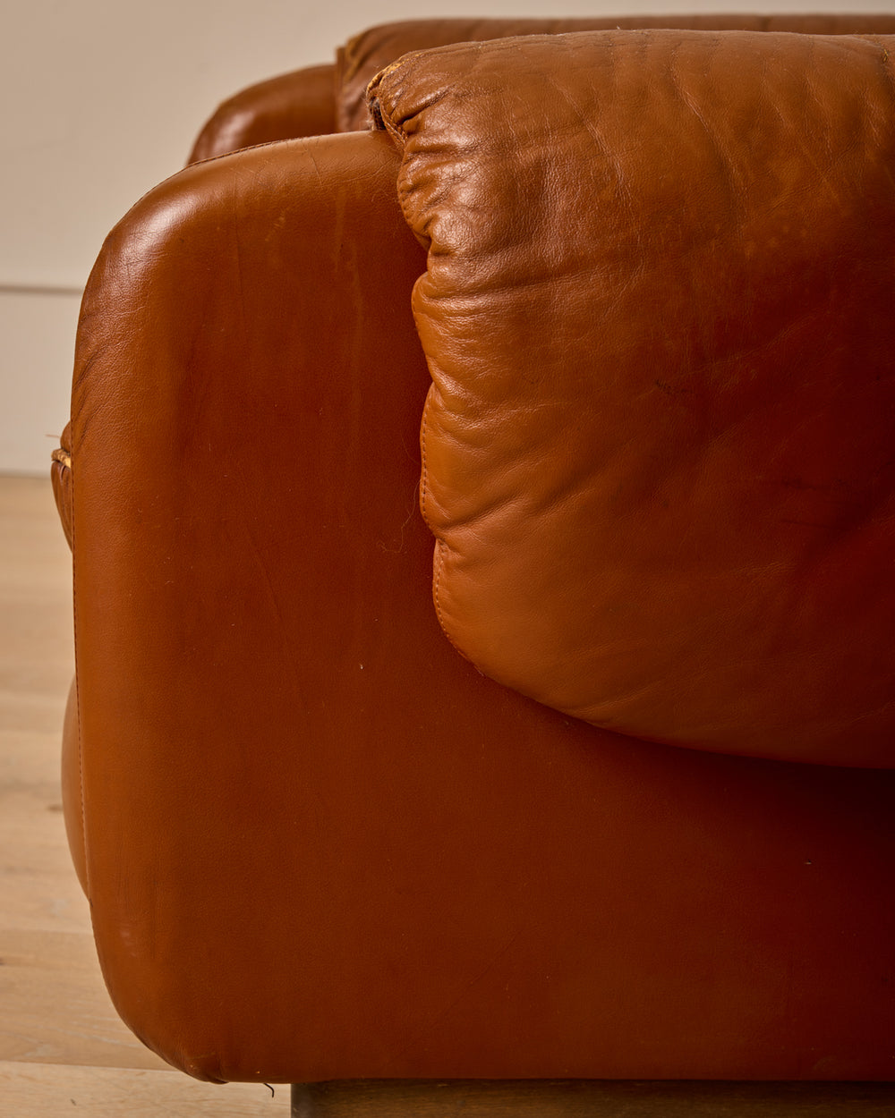 Pair of Italian Leather Armchairs