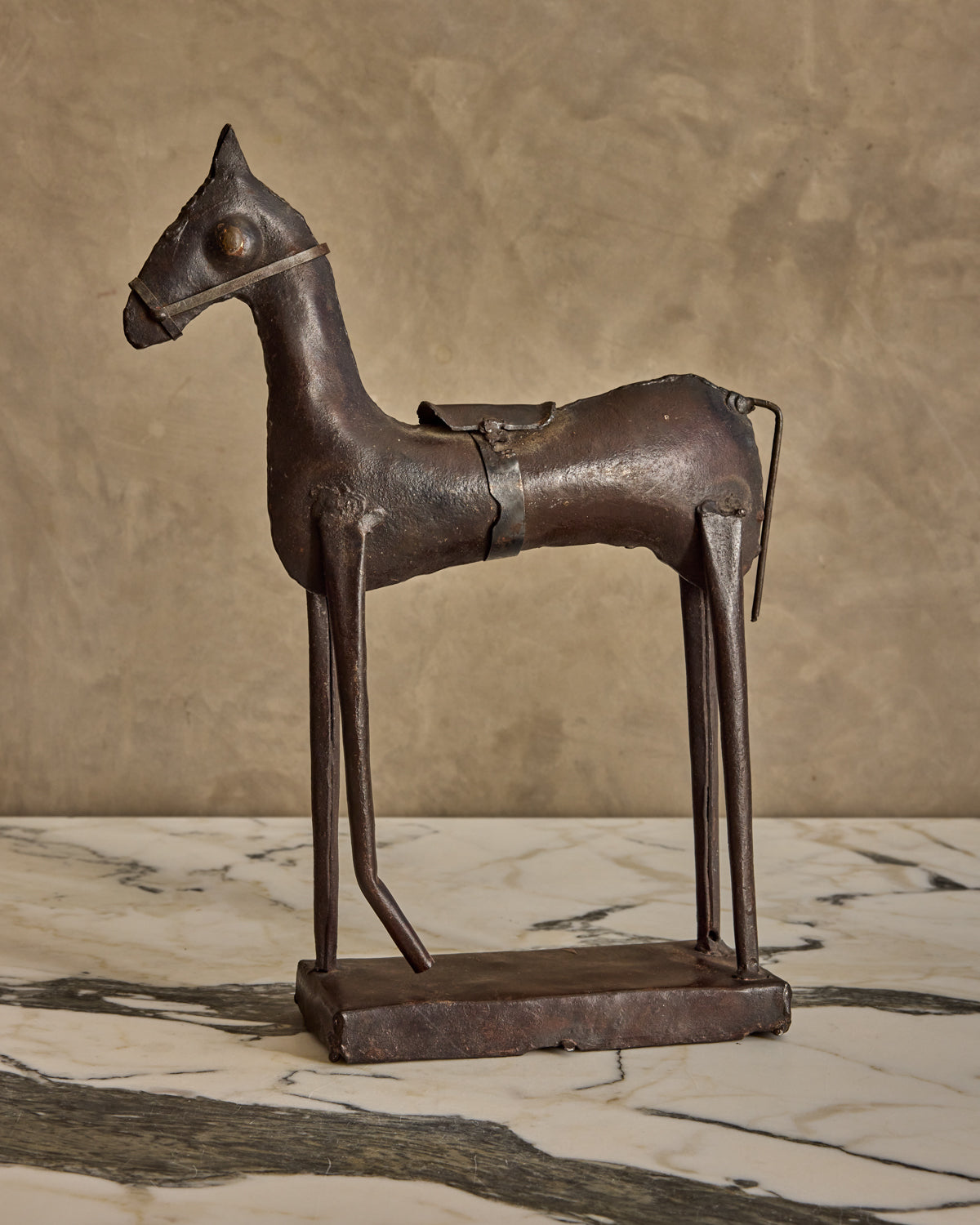 Metal Horse Sculpture