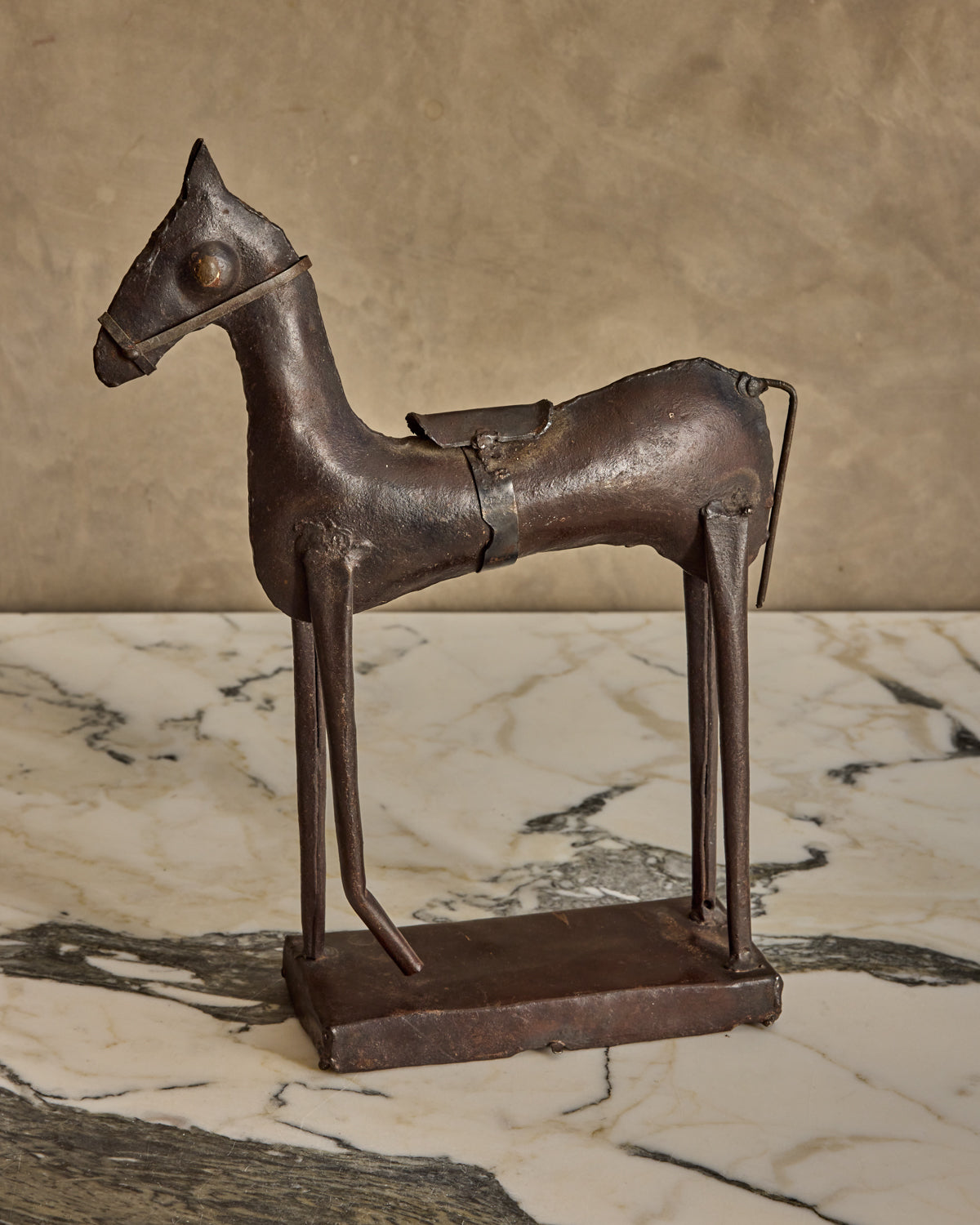 Metal Horse Sculpture