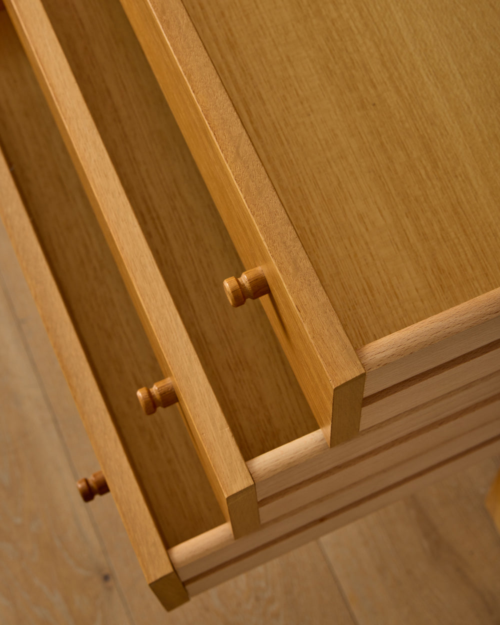 Oak Cabinet with Drawers by Rud Thygesen & Johnny Sorensen