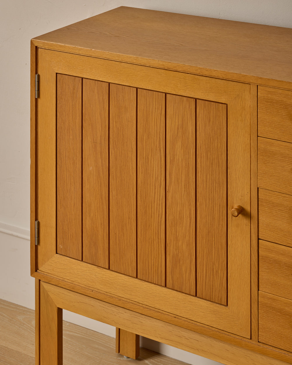 Oak Cabinet with Drawers by Rud Thygesen & Johnny Sorensen