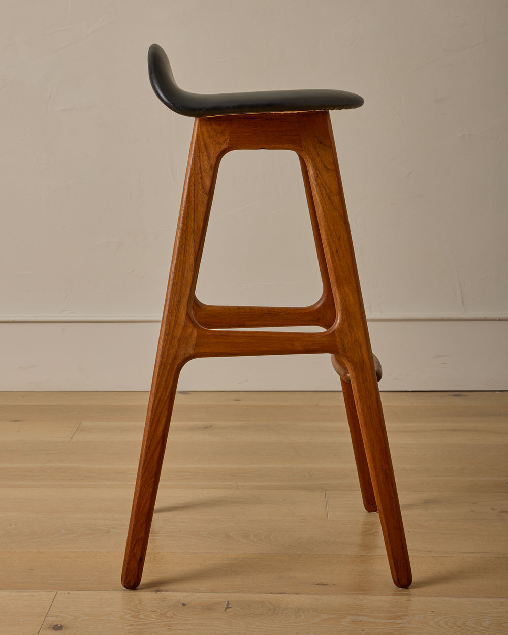 Pair of Teak Barstools by Erik Buck