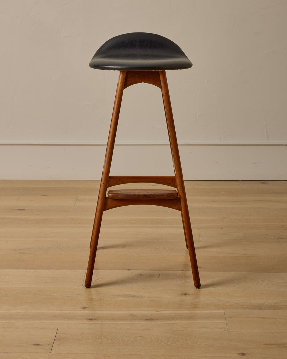 Pair of Teak Barstools by Erik Buck