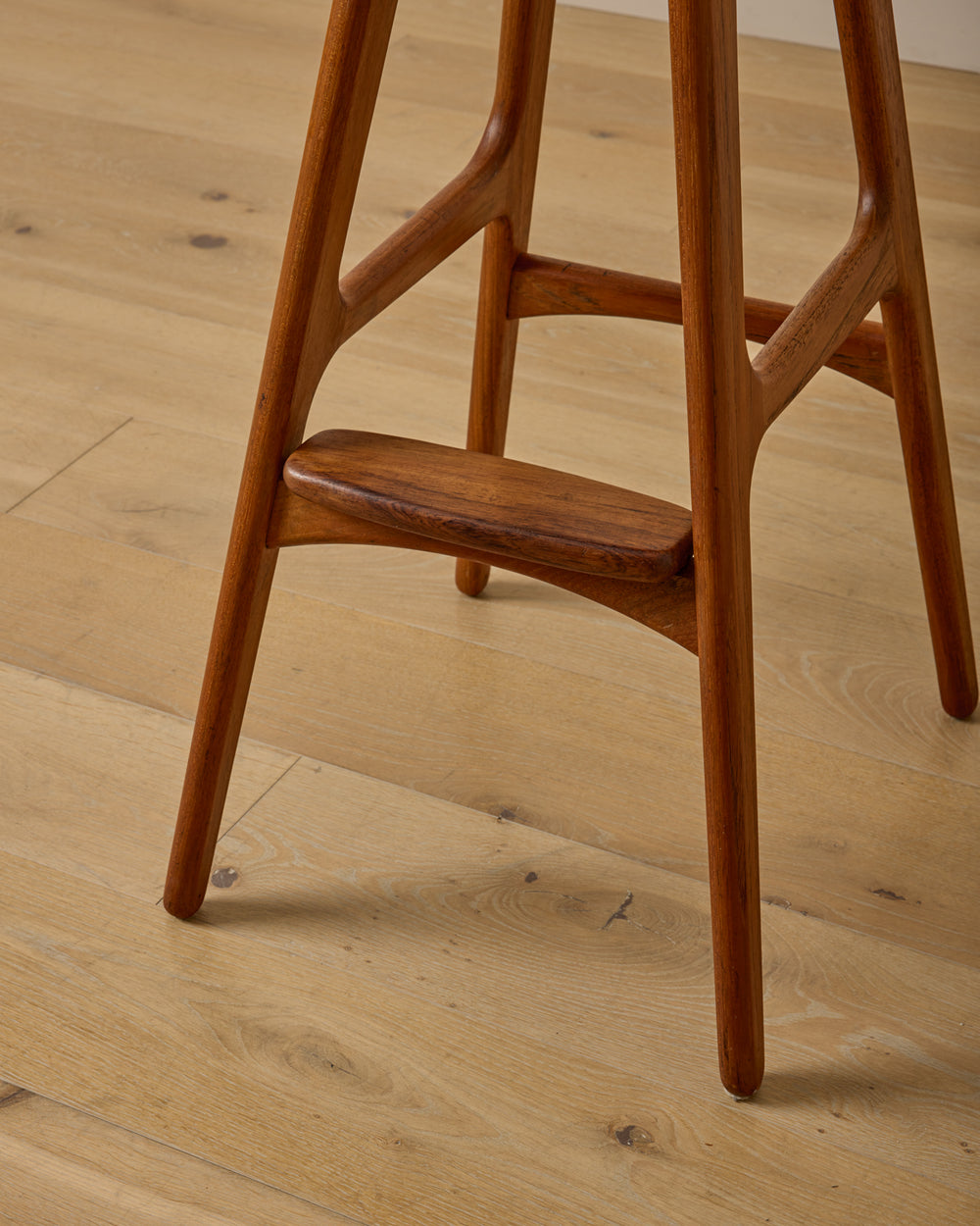 Pair of Teak Barstools by Erik Buck