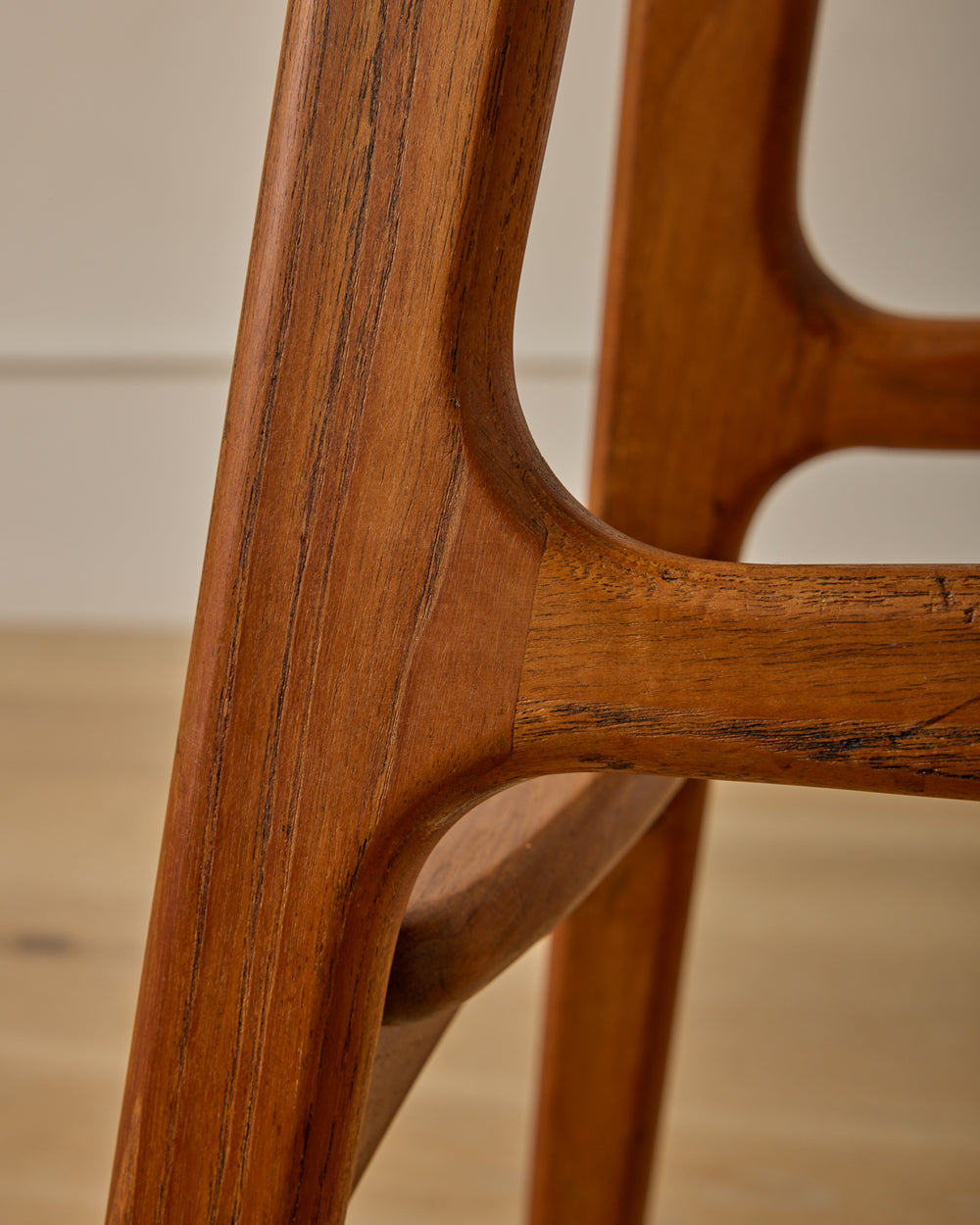 Pair of Teak Barstools by Erik Buck
