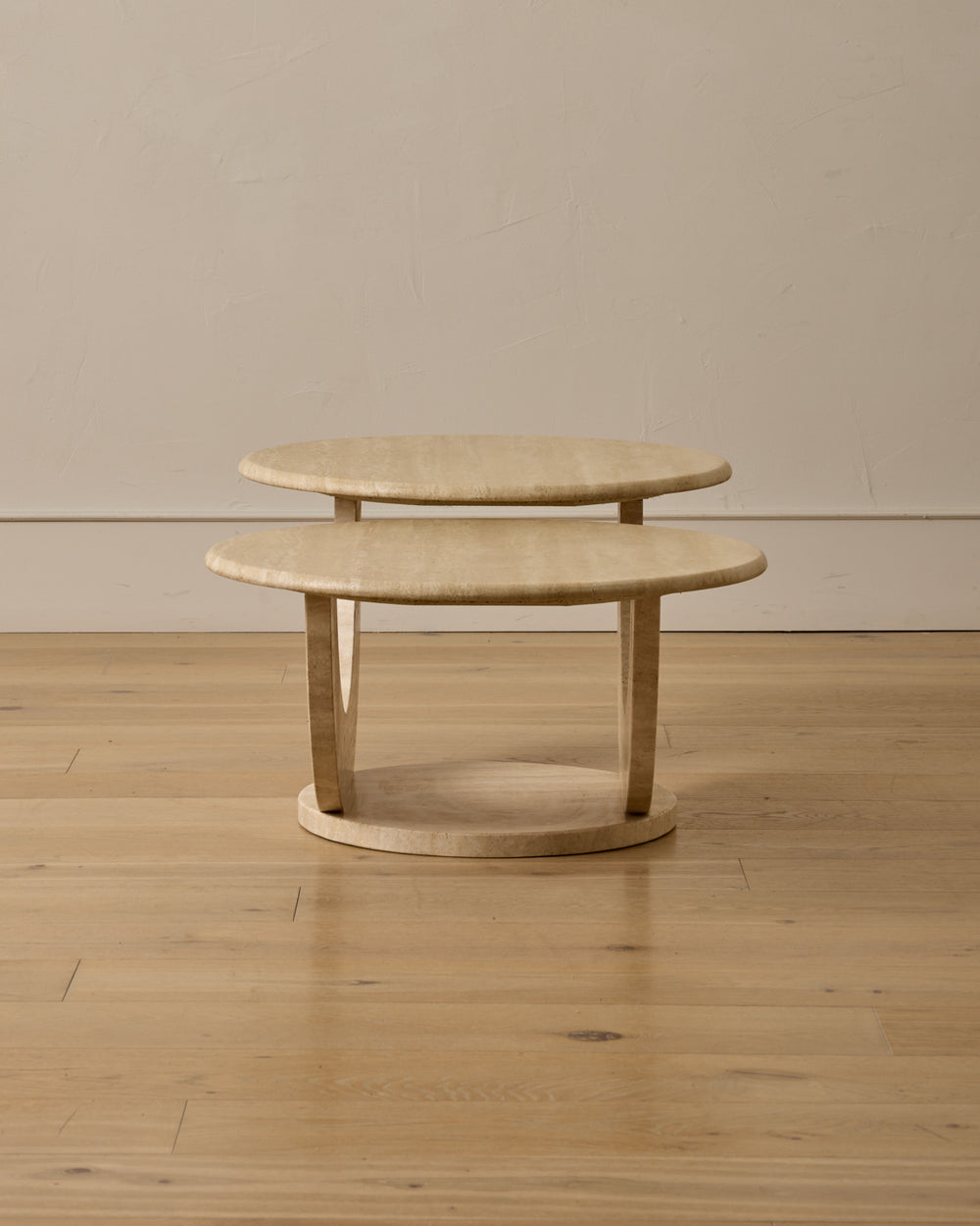 Travertine Arc Coffee Table