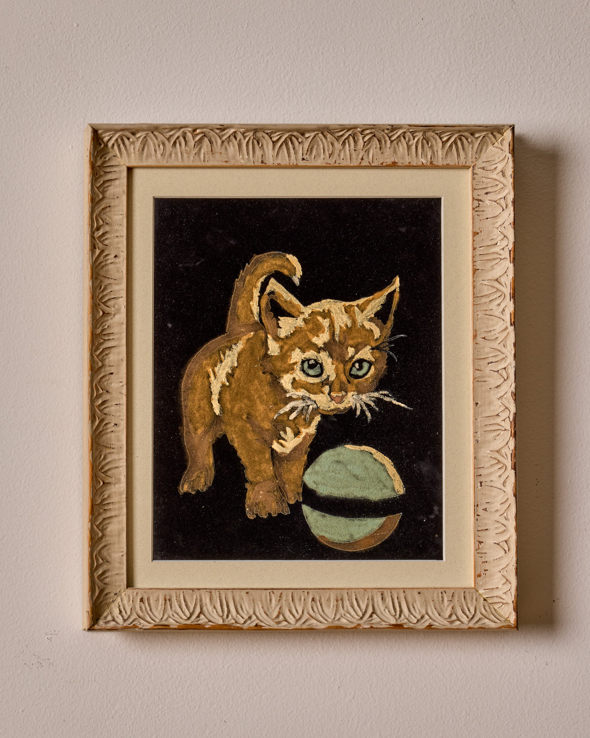 Kitten on Black Velvet