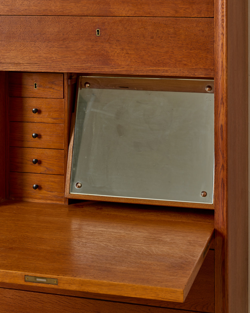 1940s Danish Dressing Cabinet with Mirror