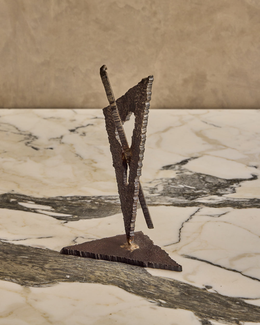 Metal Geometric Sculpture