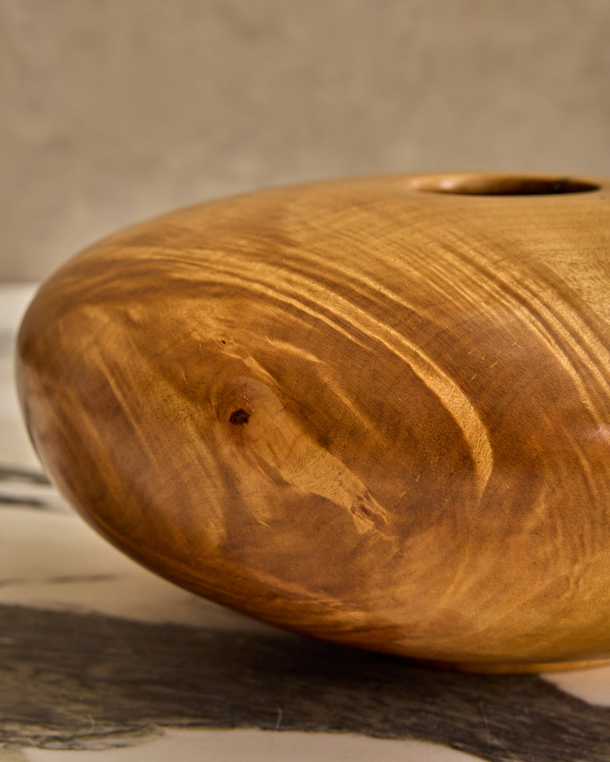 Turned Bowl Vase - Large