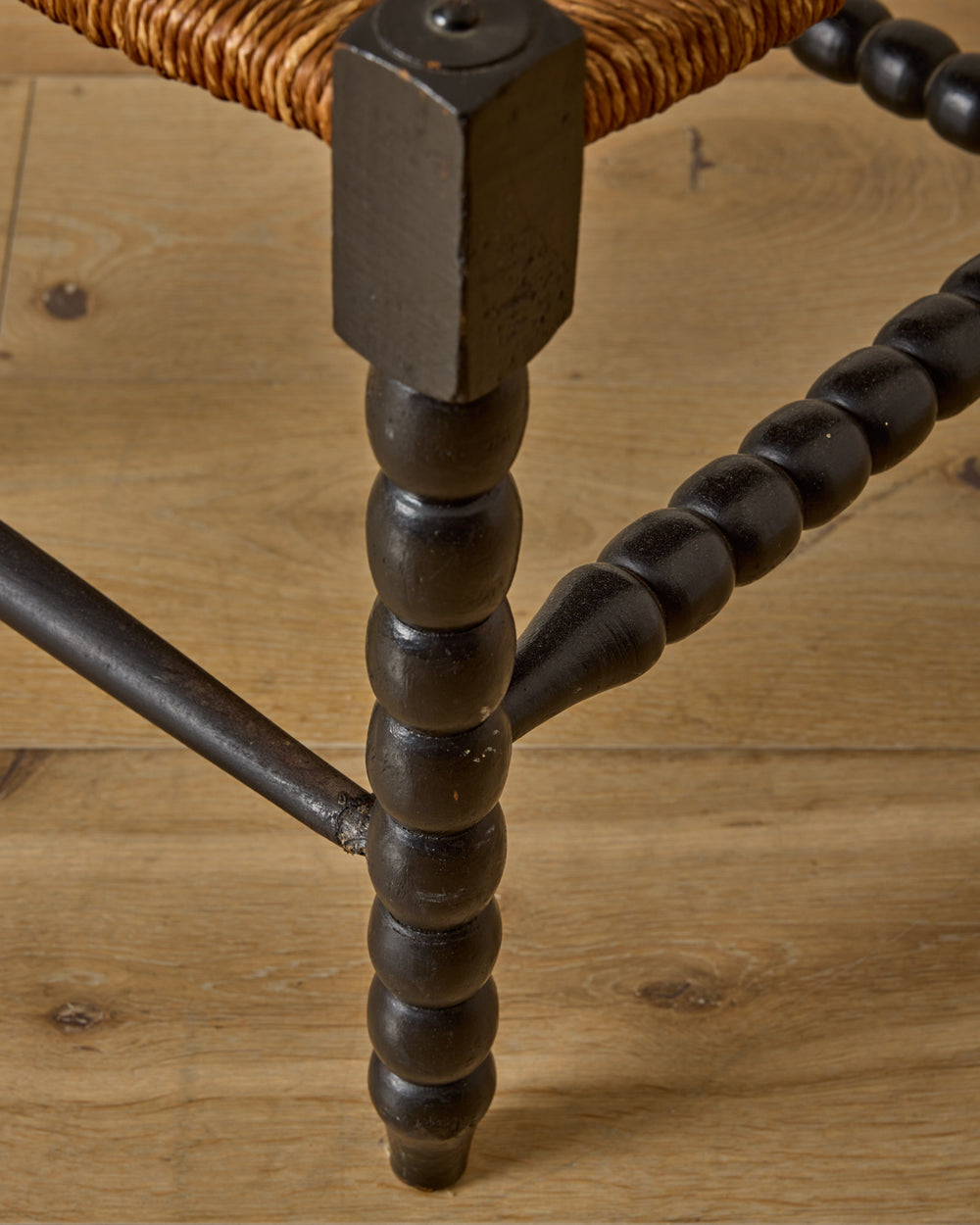 Ebonized Corner Bobbin Chair
