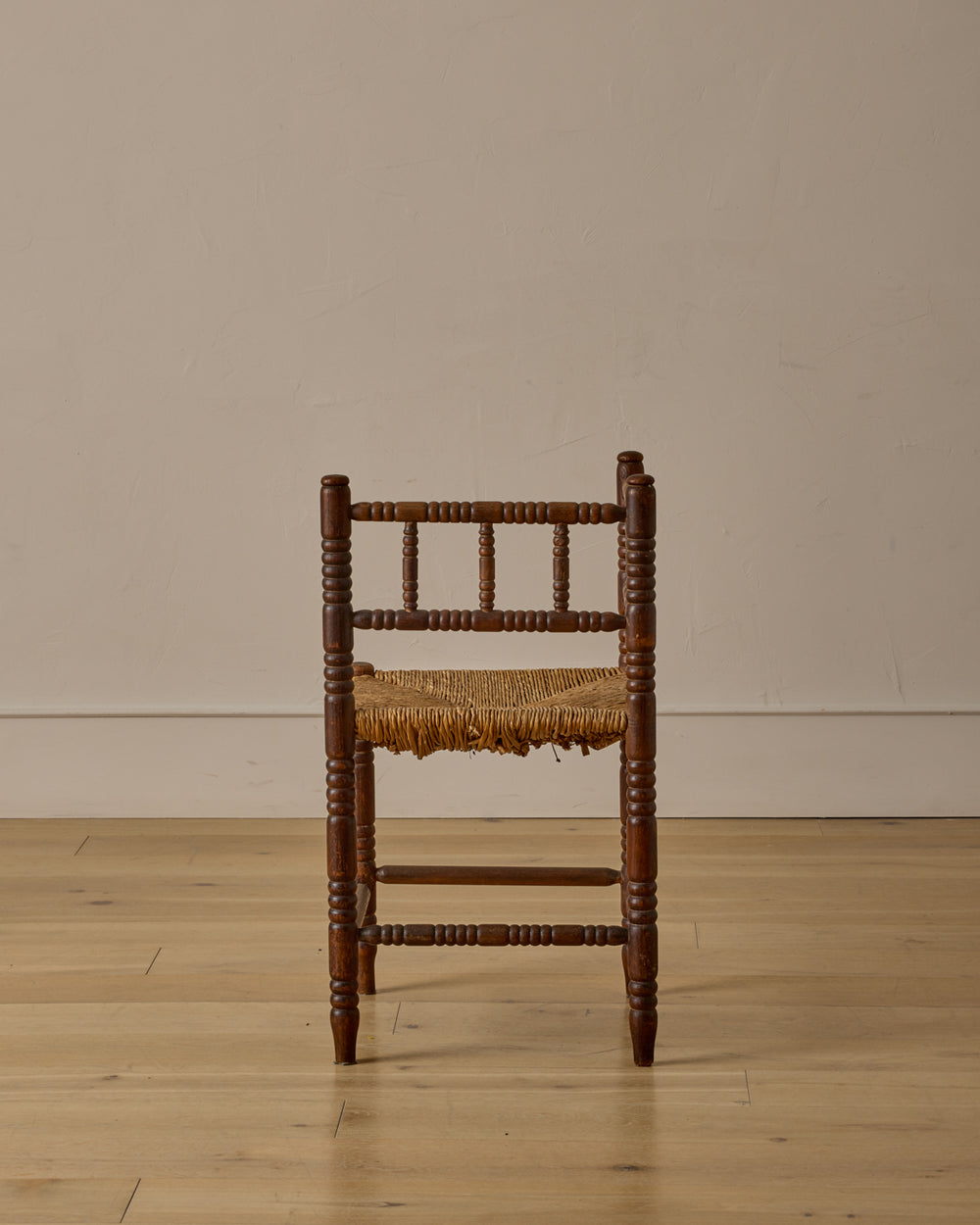 Corner Carved Bobbin Chair