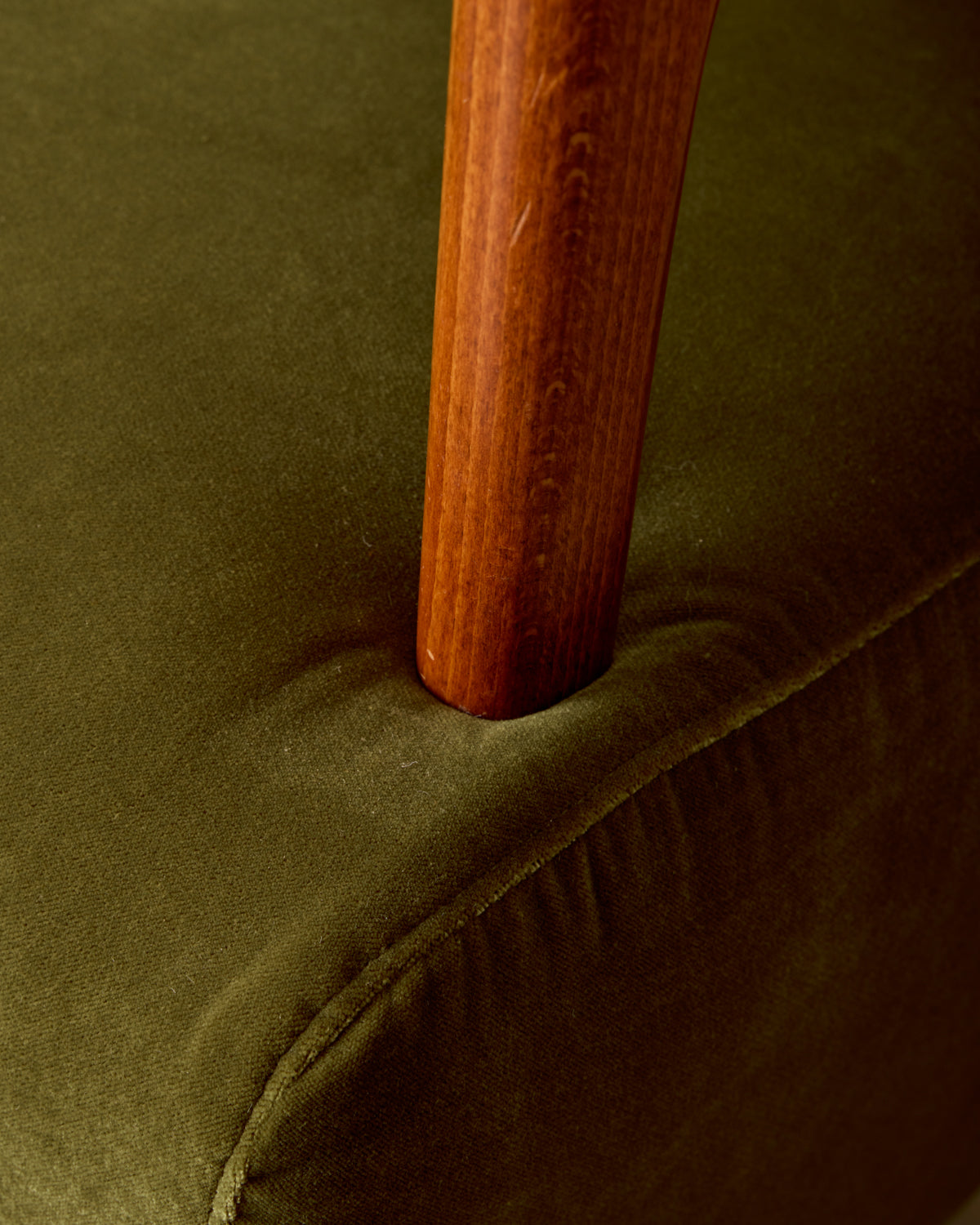 Pair of Beech Frame Easy Chairs