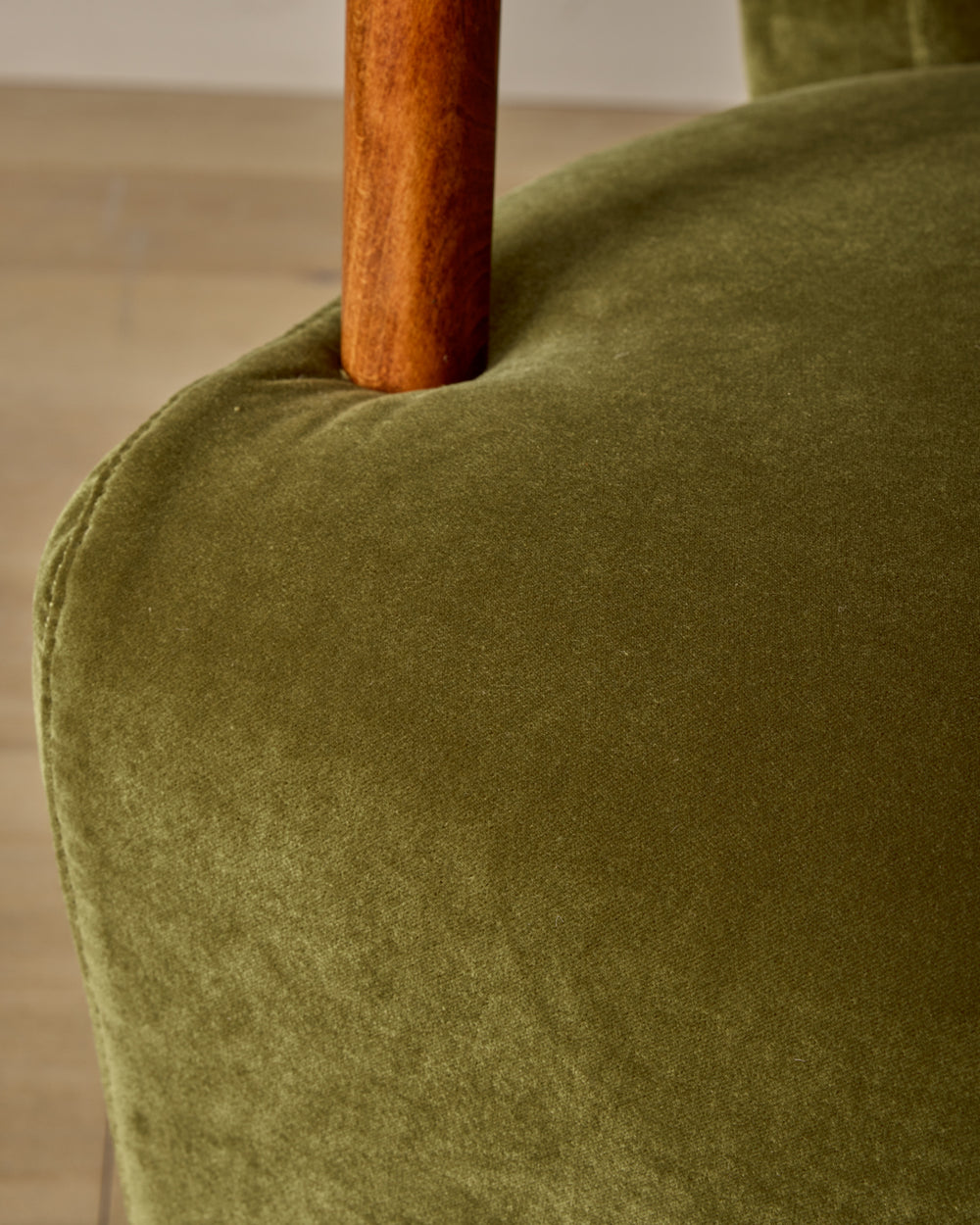 Pair of Beech Frame Easy Chairs
