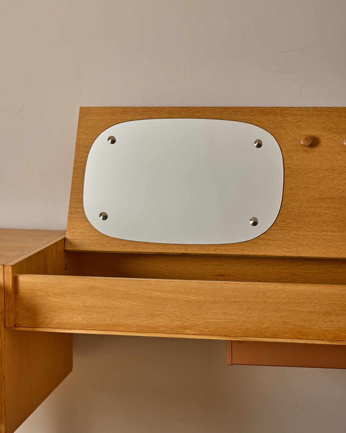 Scandinavian Oak Dresser with Vanity