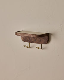 Bennett Wall Rack - Black Walnut